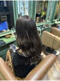 ゆるふわ巻き　暗めブラウンベージュ