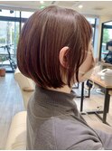 【 Ｉ. 】30代からのナチュラル前下がりショートボブ　川口