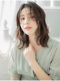 抜け感ハイライトセンターパートウェットヘアc6越谷20代30代40代