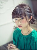 編み込みシニョン【いわき】