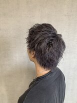 トリコ(ToricO)&nbsp;アッシュグレー　ブリーチデザイン　ダブルカラー　シルバー