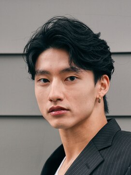 テン 心斎橋(tenn.) 心斎橋フェザーパーマフェザーショートセンターパート20代緩め