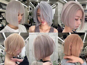 リノート バイ エゴル 名古屋(LINOET by ENGOL)の写真/【ハイトーン特化型SALON☆】初めてのカラーも安心！理想のヘアスタイルで新しい自分に出会おう♪