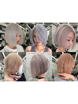 【ハイトーン特化型SALON☆】初めてのカラーも安心！理想のヘアスタイルで新しい自分に出会おう♪