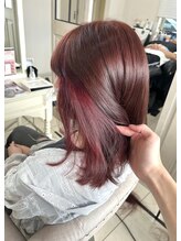 ベルバイグレイス(BELLE by grace) ピンクブラウン×チェリーピンク