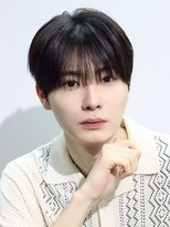 アズ ワン(AS ONE)&nbsp;シースルーマッシュ韓国ヘアカルマパーマ韓国マッシュ黒髪