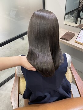 ブリーチなし◎オリーブブラウン