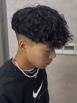 エルマーク 京都駅前(L-MARK) 波巻きスパイラル/men's/ツイストスパイラル/メンズパーマ/学割