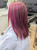 ギフト(GIFT) カットメッシュピンクカラー