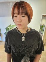 アン アイズ(ann EYES)&nbsp;ショート前髪ありイメチェン20代30代40代50代アンブレラカラー