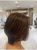 襟足長めショート