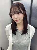 シーバイスリー 綱島(C×3)&nbsp;ワインレッド × 縮毛矯正