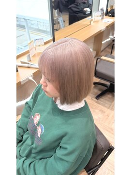 アヴァンス 堺東店(AVANCE.) ミルクティベージュボブ