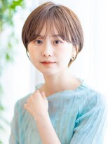 タヤ 駒沢店(taya)&nbsp;丸みショート × シースルーバング