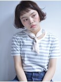 【RICCA】モデルスタイルベビーバングボブ