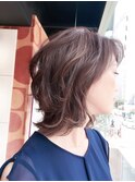 【WORKS】☆大人可愛い☆ミディアム外ハネレイヤー☆