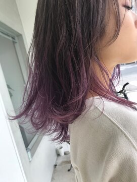 ナイーブヘアデザイン(NAiVE HAIR DESIGN) 【NAiVE hair】グラデーションパープル