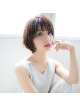 エストリア 栄店(ESTREA) エストリア栄店 オトナ可愛い流し前髪丸みショートby平岩