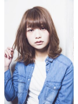 ニコ(NiCO) 【NiCO 八戸】大人かわいい くせ毛風 伸ばしかけ ふわミディ ♪