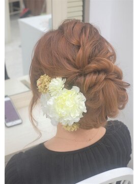 リサ 恵比寿(risa.) ボリュームふわっとアップスタイル*