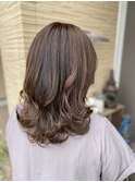 根元カラー×ハーブトリートメント