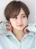 30代・40代　前髪長めショート　マッシュショート　辺見えみり