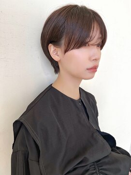 ハピネス クローバー 学園前店(Happiness CLOVER) 丸みショート/前髪/顔周りカット/透明感/20代30代40代50代