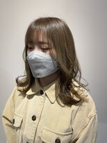 オレンジ 十三店(ORANGE)&nbsp;ブリーチを活かしたオリーブベージュカラー◎