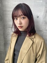 サラビューティーサイト 志免店(SARA Beauty Sight)&nbsp;20代30代インナーカラーラベンダーセミロング☆山之内