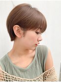 【吉祥寺/荻野元気】ひし形ショート オイルカラー 40代50代60代