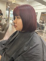 ヘアーアンドメイク ビス(HAIR&MAKE bis)&nbsp;今年流行るのは！チェリーレッド【加藤沙久楽】