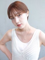 アイティーバイアルバム 藤沢店(IT by ALBUM)&nbsp;ぴたっとマッシュショート_斜めバンググレージュカラー_69303