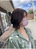 顔周りレイヤーボブ
