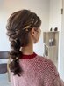 【ヘアセット】＋【金箔or銀箔】￥4600