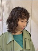 【ボルタノット★YUMI】ミディアムウルフパーマ
