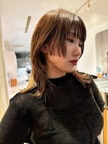 ブクレット(Bouclettes)&nbsp;心斎橋　ミディアムレイヤー　ステップカット　10代20代30代