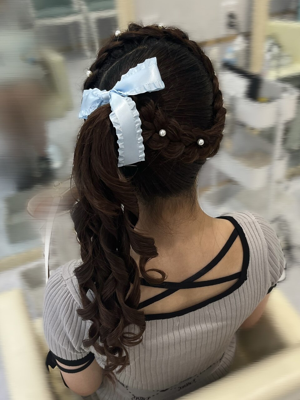 あみかちゅサイドポニー：L212296509｜ヘアセットアリエス(aries)の