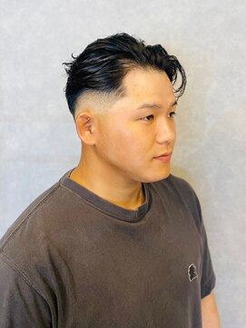 スター(STAR) 毛流れハンサムショート/ツーブロック/黒髪/爽やか/メンズ