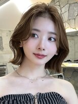 サイン 表参道(SIGN)&nbsp;韓国ヘアーハッシュカットレイヤーカットグレージュブリーチ無し