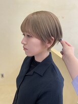 【snuwmina】ショートカット/ハイトーンショート/ブリーチカラー