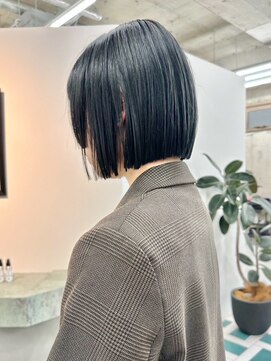 ノエ(noe) ミニボブ/ブルーブラックa-7/20代30代