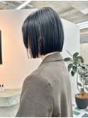 ミニボブ/ブルーブラックa-7/20代30代