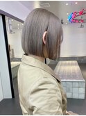 ボブ白髪染め白髪ぼかしブリーチなしダブルカラー下北沢