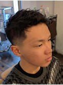 ミドルフェードフェザーアップ