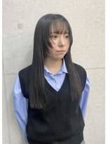 アンリ(Anli)&nbsp;【tomomi＊暗染め　フェイスレイヤー　プツッとカット】