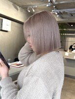 カート バイ デコ(Kurt by DECO)&nbsp;【友都】おすすめハイトーン！ホワイトブロンドベージュ×ボブ