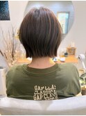 切りっぱなしミニボブ