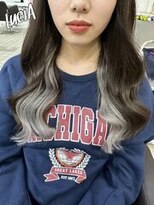 ルシア 京都四条河原町烏丸(LuciA)&nbsp;【レミー100%/54cm】シールエクステ×インナーカラー×韓国