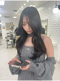 韓国風くびれ巻きデジタルパーマ20代30代40代レイヤーカット3