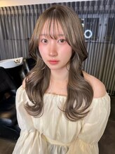 アテナ(ATENA)&nbsp;【直樹】グレージュカラー/透明感カラー/髪質改善/韓国ヘア